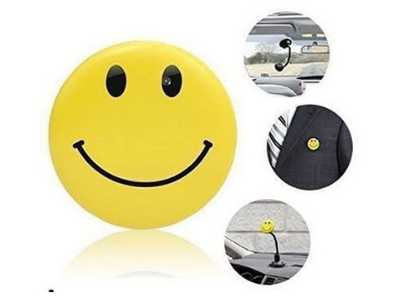 Safety Tech Smiley Face Spy Cam for Car Security - Best spy camera 2023