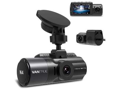 Vantrue N4 Three Channel Dash Cam - Best quad HD three channel dash cam