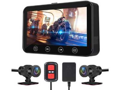 Best motorcycle security camera with screen 2022