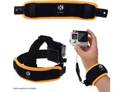 Best waterproof neoprene wrist and head strap for action cameras in 2022