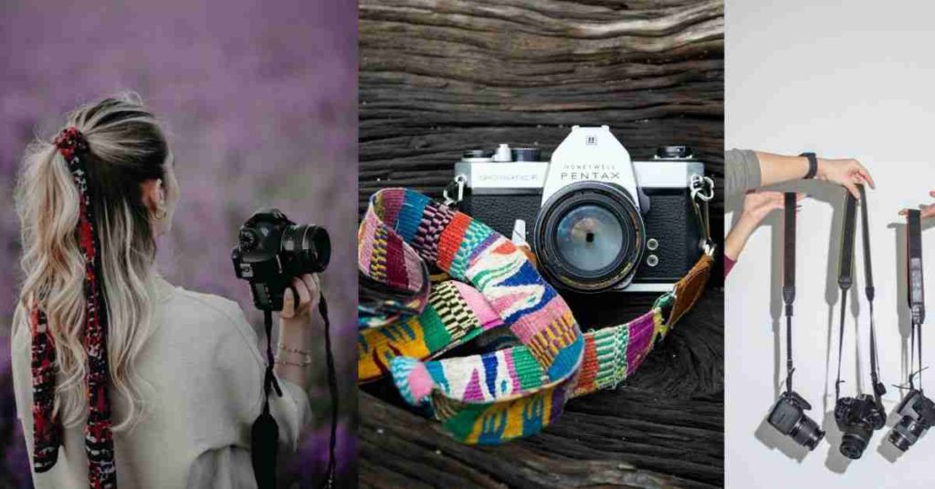 Different types of material used in camera straps