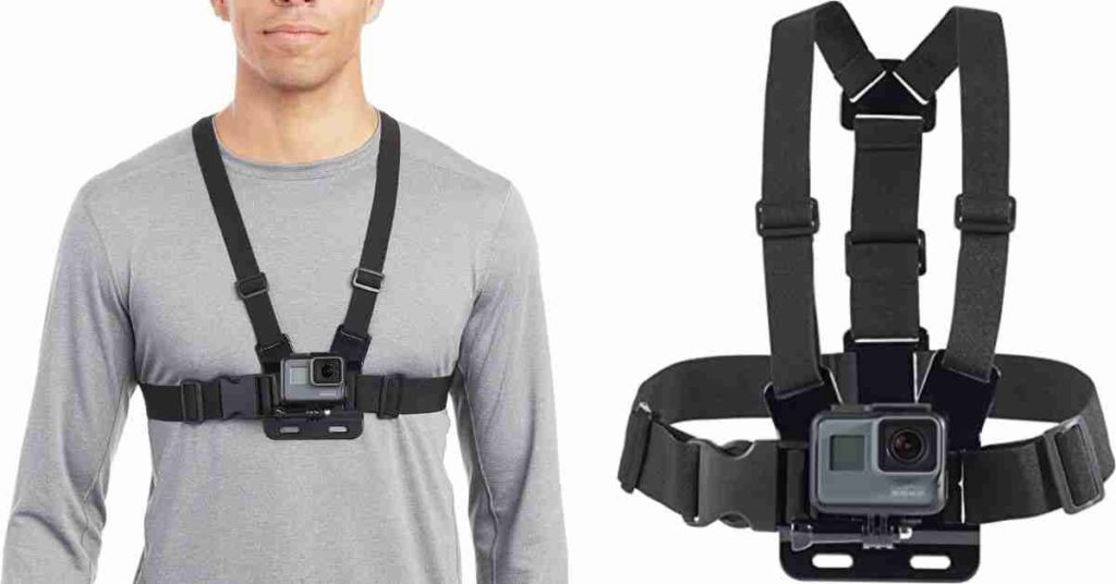 Action camera chest mount strap 2023