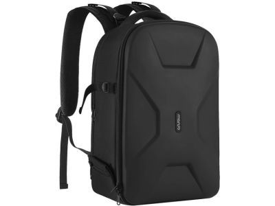 MOSISO Camera Backpack, 15-16 inch Waterproof Hardshell Case with Tripod Holder & Laptop Compartment, Black