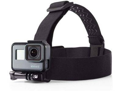 Amazon Basics Head Strap Camera Mount for GoPro, Black