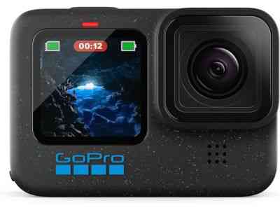 GoPro HERO12 Black Waterproof Action Camera with 5.3K60 Ultra HD Video, 27MP Photos, HDR, 1 1.9 Image Sensor, Live Streaming, Webcam, Stabilization